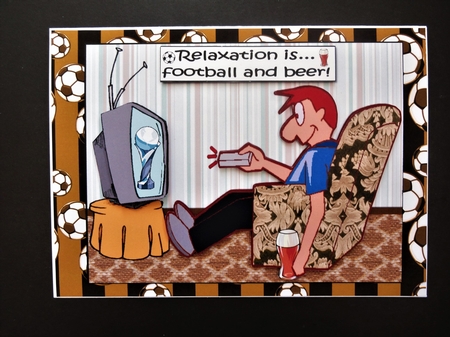 Football Paper Gold 2 by Valerie Spowart