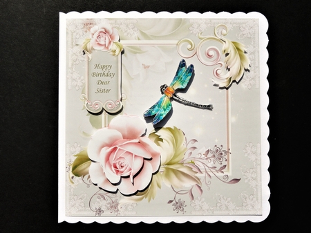 Vintage Rose Dragonfly mini kit by Valerie Spowart