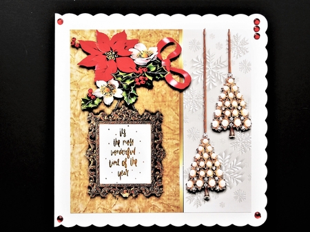 Jeweled Tree multicard D by Valerie Spowart