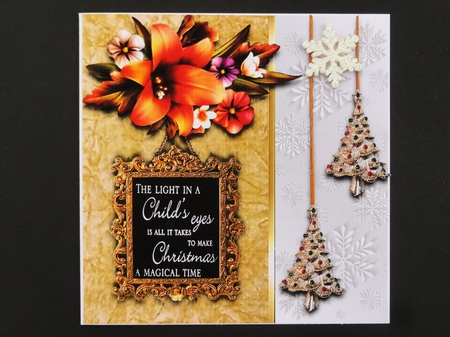 Jeweled Tree multicard F by Valerie Spowart