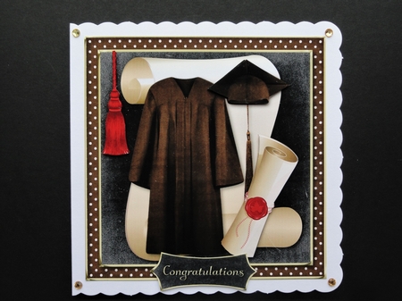 Graduation Cap and Gown 12 by Valerie Spowart