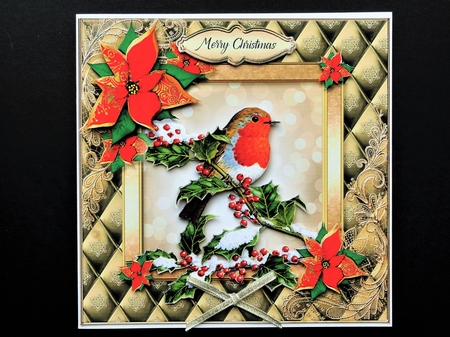 Quilted Christmas Card Front Kit-B-1 by Valerie Spowart