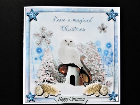 8x8 Have a magical christmas  by Valerie Spowart