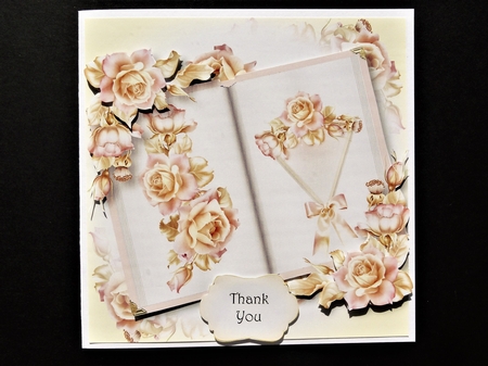 Open Book Flowers Bumper Kit 1 by Valerie Spowart