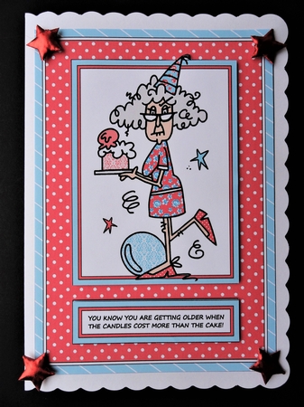Stella Funny Birthday Bumper Kit 7 - Includes 8 Toppers by Valerie Spowart