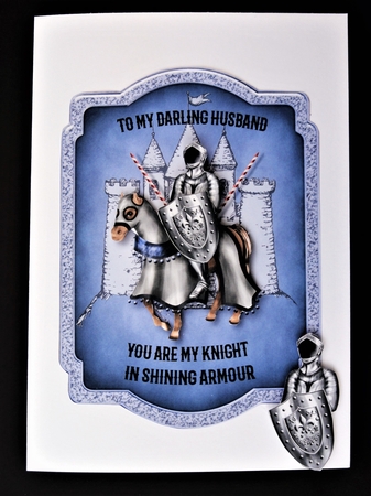 My Knight in Shining Armour & Gift Card by Valerie Spowart