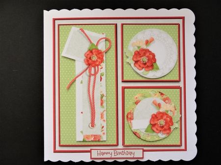 Poppies 7x7 card by Valerie Spowart
