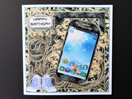 I LOVE MY PHONE BLACK by Valerie Spowart
