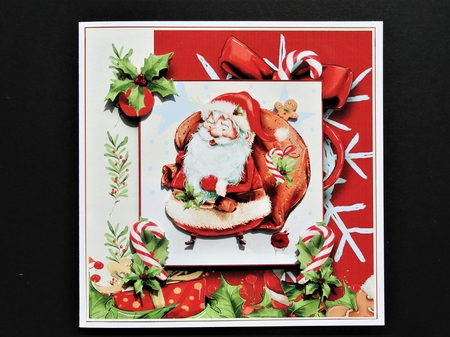 Cute Happy Santa Claus Mini Kit by Valerie Spowart