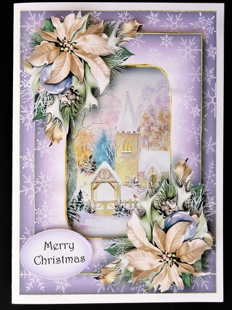 Double Frame Christmas Scene Bumper Kit 2 by Valerie Spowart