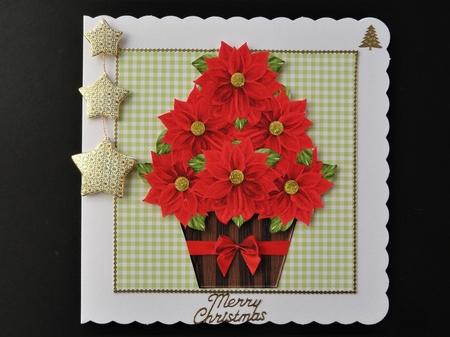 Christmas Floral Decoupage 8 by Valerie Spowart