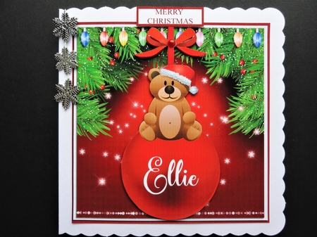 CHRISTMAS BAUBLE - ELLIE  by Valerie Spowart