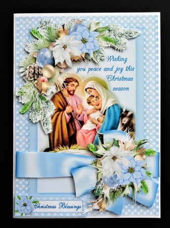 Peace and joy ribbon wrap mini kit by Valerie Spowart