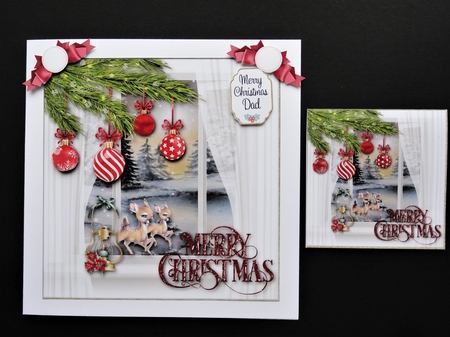 Christmas Window Scene Mini Kit by Valerie Spowart