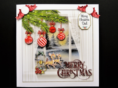 Christmas Window Scene Mini Kit by Valerie Spowart
