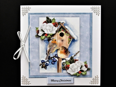 Mini Card  Winter Birdhouse by Valerie Spowart