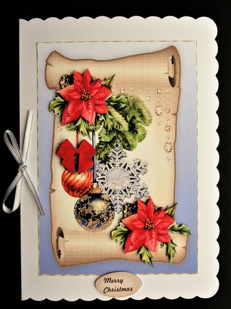 Christmas Baubles Scroll Mini Kit by Valerie Spowart