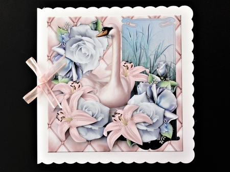 Beautiful Swan Roses &Lilies by Valerie Spowart