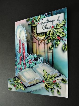 Layered Christmas - Book and Window by Valerie Spowart