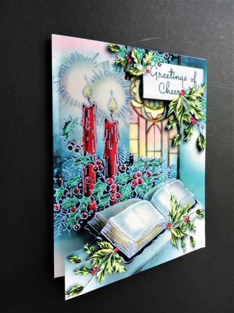 Layered Christmas - Book and Window by Valerie Spowart
