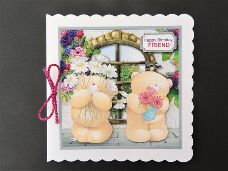 Forever friends with flowers by Valerie Spowart