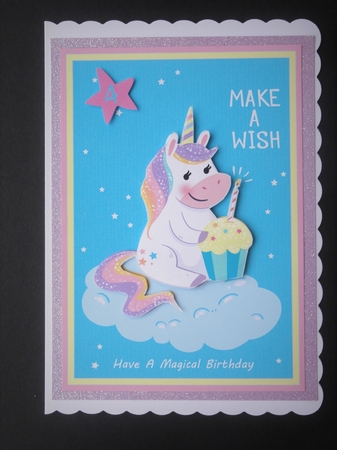 Cute Little Unicorn - Have A Magical Birthday by Valerie Spowart