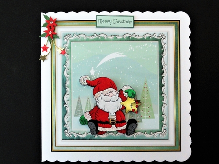 Santa caught the star by Valerie Spowart