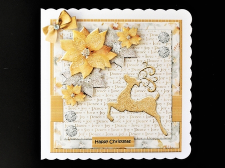 Peace Love & Joy Quick Card by Valerie Spowart