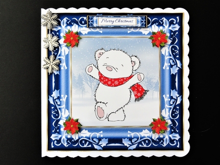 Cute Teddy Topper Plus Gift Tag by Valerie Spowart