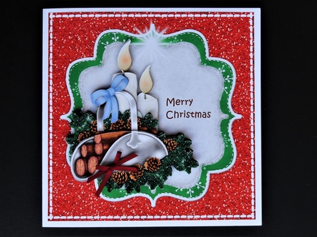 Christmas Scallop Topper Mini Kit by Valerie Spowart