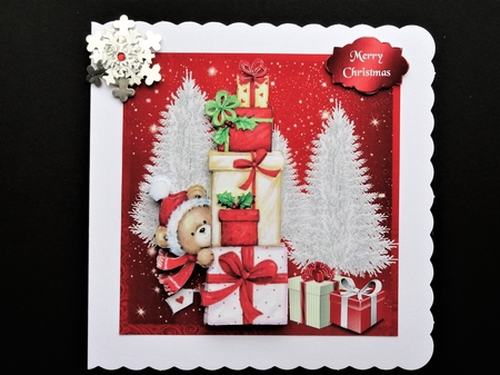 Teddies Christmas Presents Mini Kit by Valerie Spowart