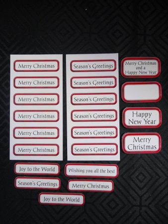 Reds 2 Christmas Sentiments,  by Valerie Spowart