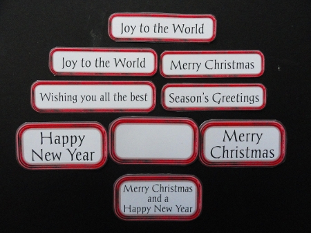 Reds 2 Christmas Sentiments,  by Valerie Spowart