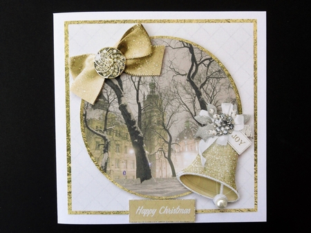 WINTER CITY IN GLORIOUS GOLD CHRISTMAS MINIKIT by Valerie Spowart