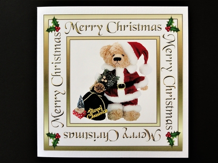 Santa Bear by Valerie Spowart