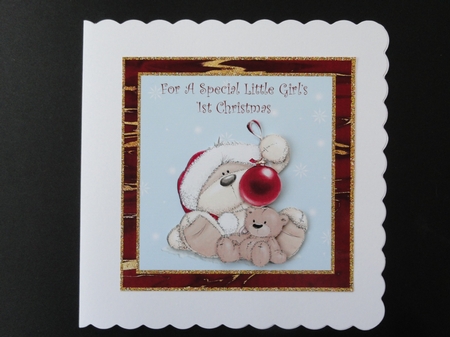 Special Little Girls First Christmas 3 by Valerie Spowart