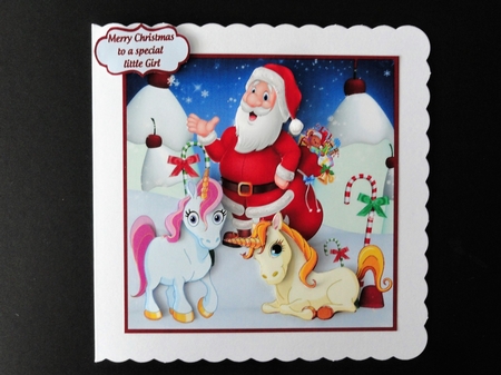 Santa and the Unicorns by Valerie Spowart