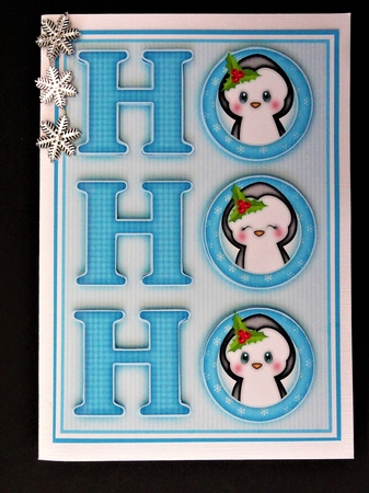 Ho Ho Ho Penguins Mini Kit by Valerie Spowart