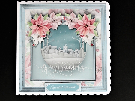 Christmas Jolly Holly paper art  by Valerie Spowart