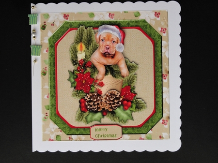 Cute Puppys Christmas Mini Kit by Valerie Spowart