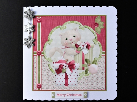Christmas kittens by Valerie Spowart