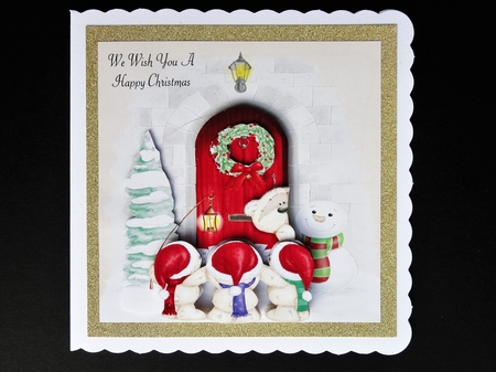 We Wish You A Merry Christmas by Valerie Spowart