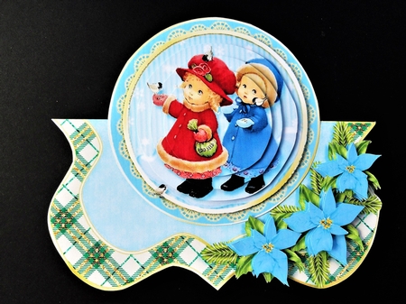 Bracket Over The Top Christmas Cards Bundle-Set-2 by Valerie Spowart