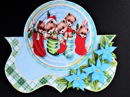 Bracket Over The Top Christmas Cards Bundle-Set-2 by Valerie Spowart