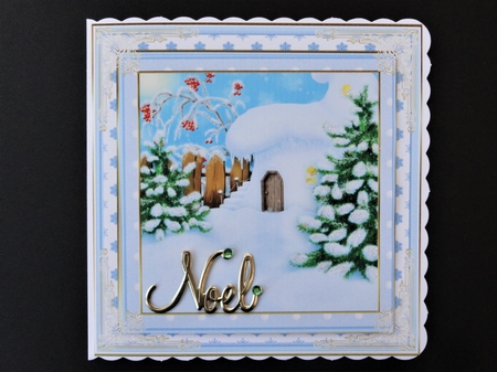 Jingle Bells Christmas Blank Insert  by Valerie Spowart