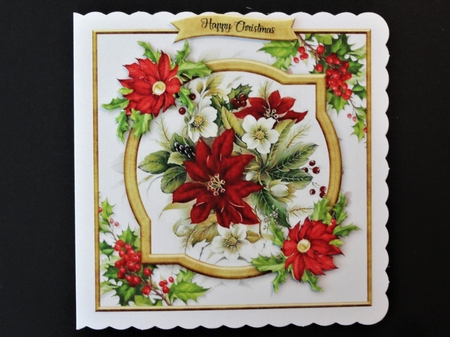 Vintage Poinsettia Bouquet by Valerie Spowart