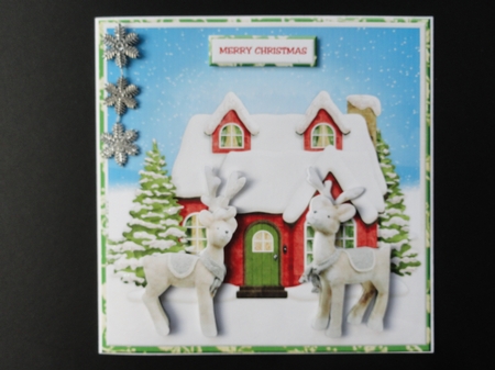 Cute Reindeers Quick Card by Valerie Spowart
