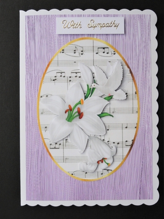 Ashley - Textured Card #10 by Valerie Spowart