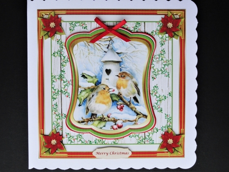 Christmas Scene Vintage Topper 3 by Valerie Spowart