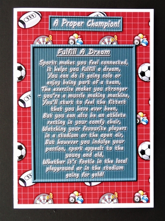 Sports Paper Red by Valerie Spowart